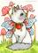 Art: Strawberry Mushrooms ACEO by Artist Carmen Medlin