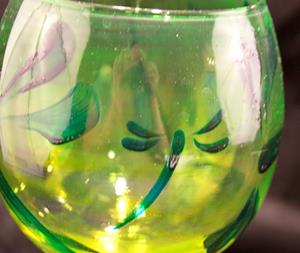 Detail Image for art Lemon Lime Red Wine Glass #5