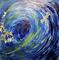 Art: Wave by Artist Rebecca M Ronesi-Gutierrez
