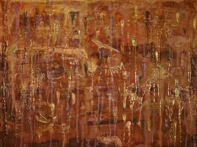 Art: Copper Canyon Dragonflies by Artist Rebecca M Ronesi-Gutierrez