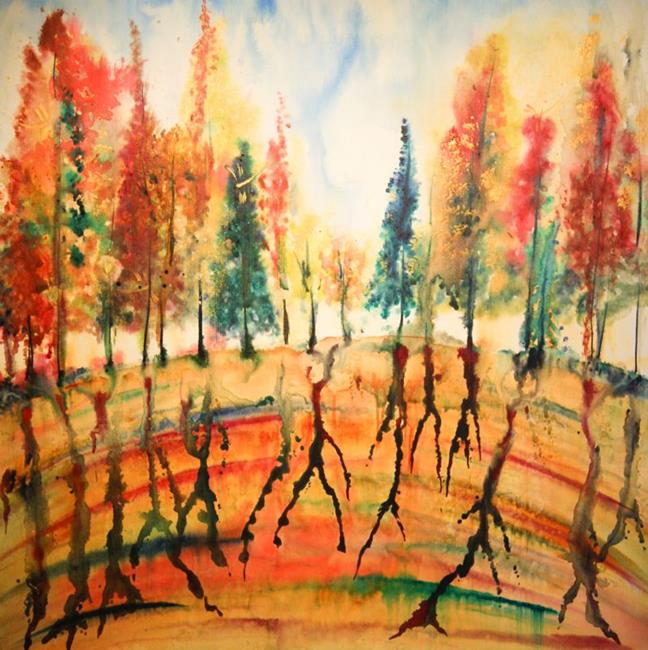 Art: Eyanosa by Artist Rebecca M Ronesi-Gutierrez