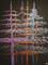 Art: Purple Pine on the Left by Artist Rebecca M Ronesi-Gutierrez