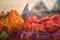 Art: Mountains by Artist Rebecca M Ronesi-Gutierrez