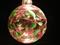 Art: 2007 Holly Berry Ball in Merlot by Artist Rebecca M Ronesi-Gutierrez