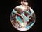 Art: Dragonfly Ball in Bright Blue and Pearl Violet by Artist Rebecca M Ronesi-Gutierrez