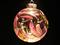 Art: Dragonfly Ball in Hot Pink and Sunflower by Artist Rebecca M Ronesi-Gutierrez