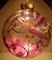 Art: Dragonfly Zinnia Ball in Violet by Artist Rebecca M Ronesi-Gutierrez