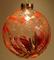 Art: Dragonfly Zinnia Ball in Hot Pink by Artist Rebecca M Ronesi-Gutierrez