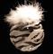 Art: 2007 Pearl White Tiger Dragonfly Ball by Artist Rebecca M Ronesi-Gutierrez