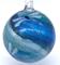 Art: One Blue Swirl Wave Dragonfly Ball # 1393061 by Artist Rebecca M Ronesi-Gutierrez