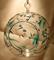 Art: Turquoise Dragonfly Candle Holder by Artist Rebecca M Ronesi-Gutierrez