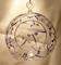 Art: Cobalt Dragonfly Ball Candle Holder by Artist Rebecca M Ronesi-Gutierrez