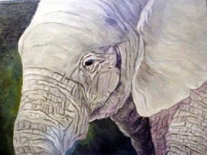 Detail Image for art Elephant  //sold