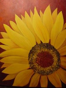 Detail Image for art Sunflower//sold