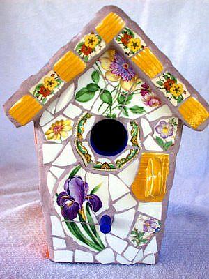Art: Santa Fe Birdhouse (Sold) by Artist Laura Winzeler