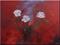 Art: ORIGINAL abstract PAINTING WITH FLOWERS,acrylic on canvas - SOLD by Artist Nataera