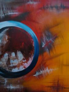 Detail Image for art ORIGINAL abstract PAINTING MODERN Art - SOLD