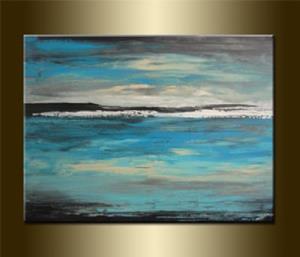 Detail Image for art ORIGINAL abstract LANDSCAPE PAINTING,acrylic on canvas     -   SOLD