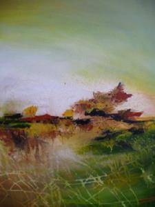 Detail Image for art ORIGINAL abstract LANDSCAPE PAINTING,acrylic on canvas       -     SOLD