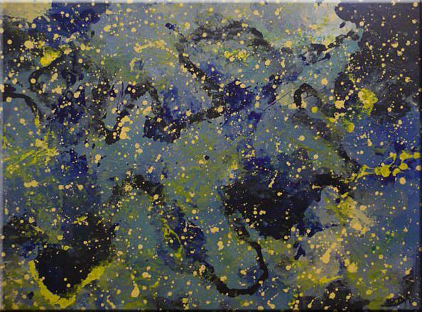 Art: ORIGINAL abstract PAINTING MODERN Art - SOLD by Artist Nataera