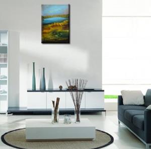 Detail Image for art ORIGINAL abstract LANDSCAPE PAINTING MODERN Art - SOLD