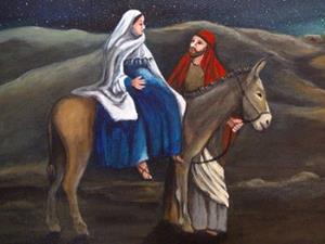 Detail Image for art Journey to Bethlehem