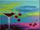 Art: GLASS WITH CHERRIES ,ORIGINAL abstract PAINTING,acrylic on canvas   -  SOLD by Artist Nataera