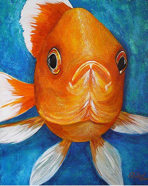 Art: Arnold the Goldfish by Artist Rita C. Ford