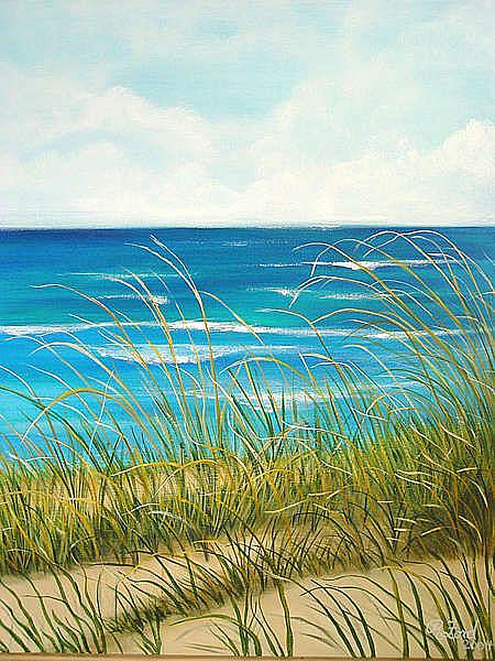 Art: Sea Grass by Artist Rita C. Ford