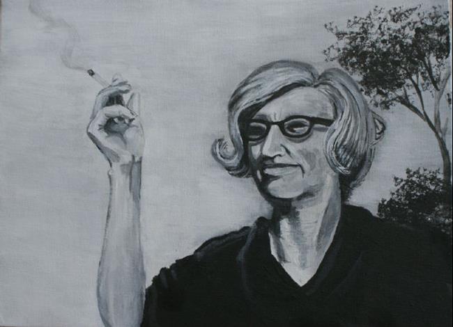 Art: Smoke that Cigarette #2 by Artist Victoria Sonstegard, PhD