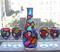 Art: Mo' Rockin' Nights (5 Pc. Wine Decanter Set) by Artist Diane G. Casey