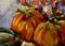 Art: Pumpkins and Flowers-sold by Artist Delilah Smith