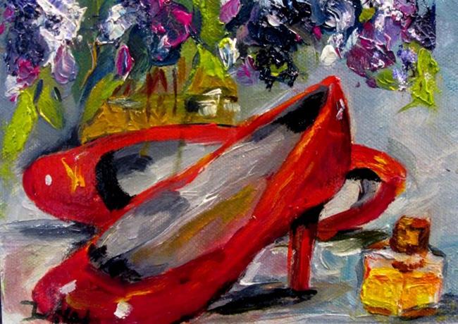 Art: Red High Heels by Artist Delilah Smith