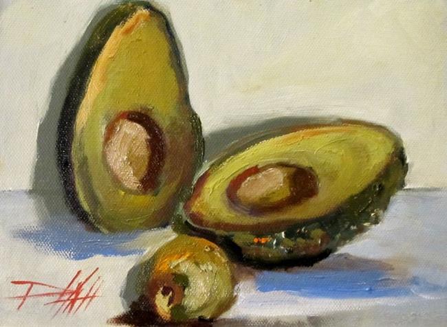 Art: Avocado-SOLD by Artist Delilah Smith