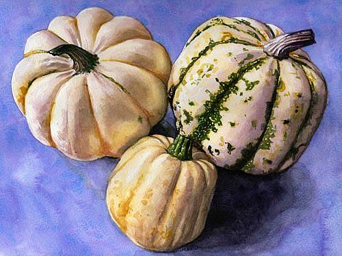 Art: Three Squash by Artist Mark Satchwill