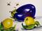 Art: Eggplant and Lemons-sold by Artist Delilah Smith