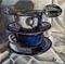 Art: Cups and a Spoon: Polish Pottery LII by Artist Heather Sims