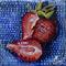 Art: Strawberries:Polish Pottery LXXIV by Artist Heather Sims