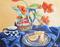 Art: Polish Pottery X: Oranges Anyone? by Artist Heather Sims