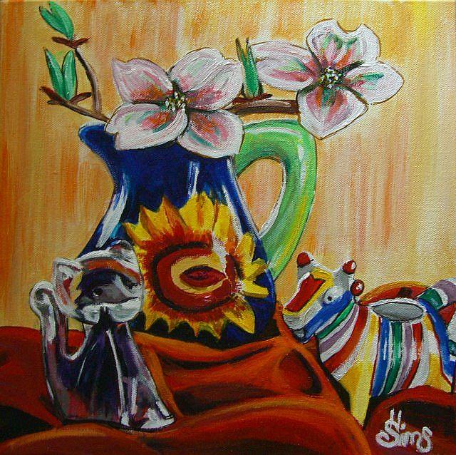 Art: Europe Still V: Dogwood by Artist Heather Sims