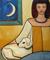Art: quarter moon by Artist C. k. Agathocleous