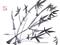 Art: Bamboo II  by Artist Shari Lynn Schmidt