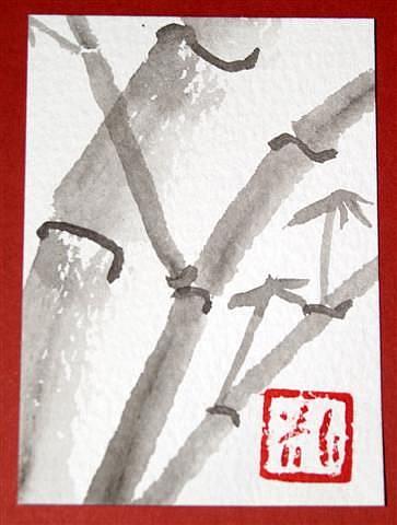 Art: Bamboo #6 - sold by Artist Shari Lynn Schmidt