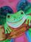 Art: WHEN FROGS FLY by Artist Susie Barstow