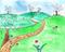 Art: The Road To Swirlyville by Artist Aimee Marie Wheaton