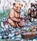 Art: FARLOWS PICNIC by Artist Susan Brack