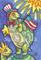 Art: TURTLE INDEPENDENCE DAY by Artist Susan Brack