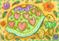 Art: TURTLE NAMED BLOSSOM by Artist Susan Brack
