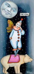 Detail Image for art Tarot Art - The Foolish Fairy-Sold