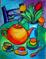 Art: Teapot and Tulips by Artist Chris Jeanguenat